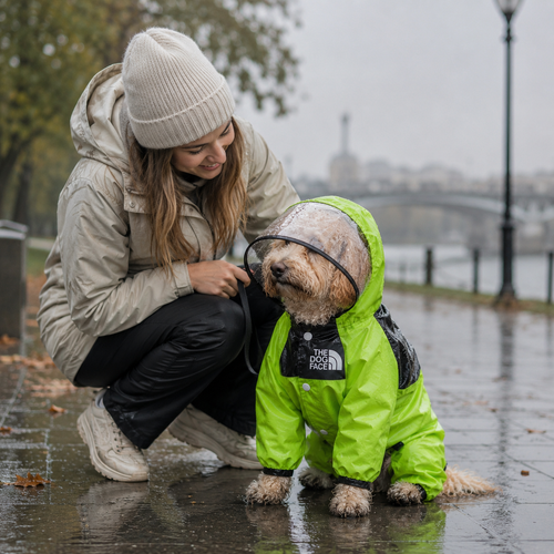 Lightweight Waterproof Dog Raincoat
