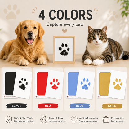 Inkless Clean Touch Paw Print Kit