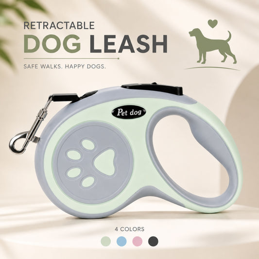 Retractable Dog Leash – 4 Colors