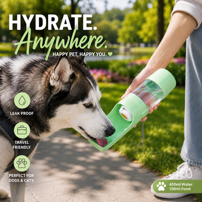 Portable Pet Water Bottle Leak Proof Travel Dispenser