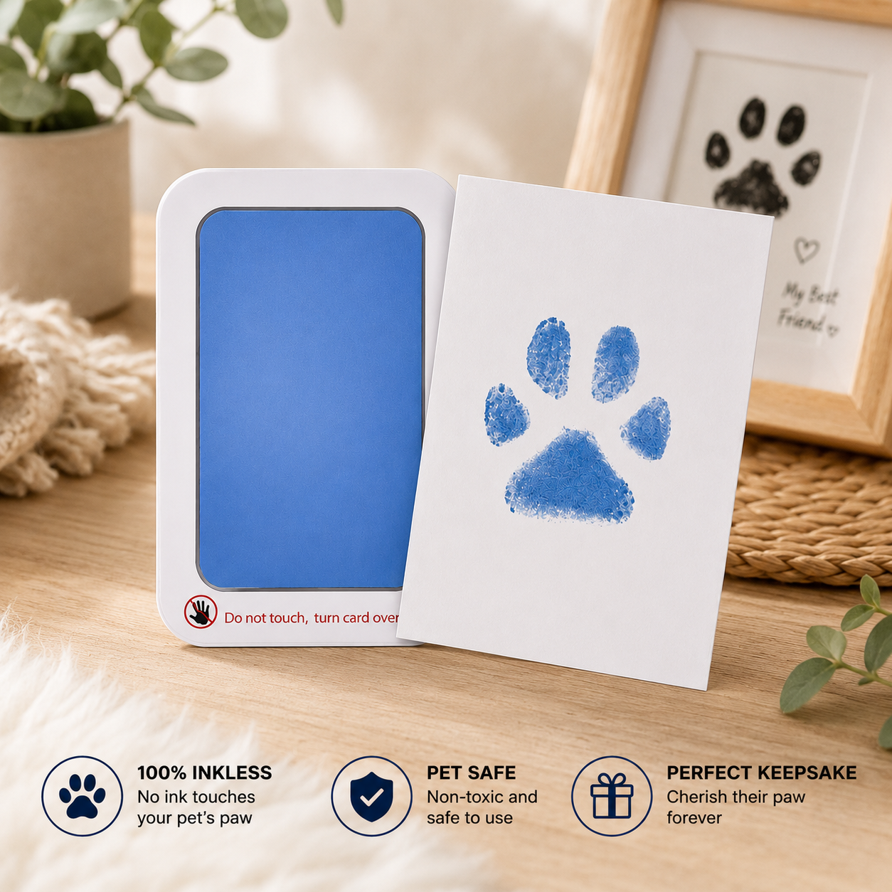 Inkless Clean Touch Paw Print Kit