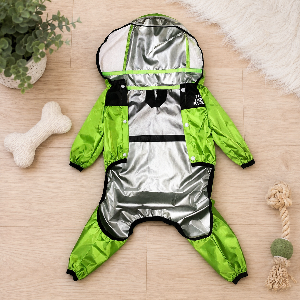 Lightweight Waterproof Dog Raincoat