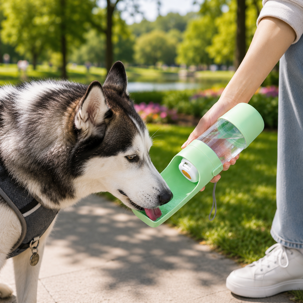 Portable Pet Water Bottle Leak Proof Travel Dispenser