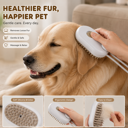 3-in-1 Electric Pet Grooming Brush
