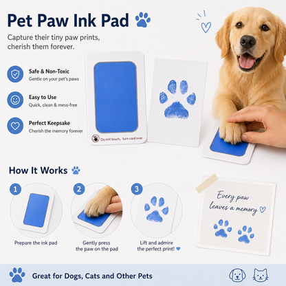 Inkless Clean Touch Paw Print Kit