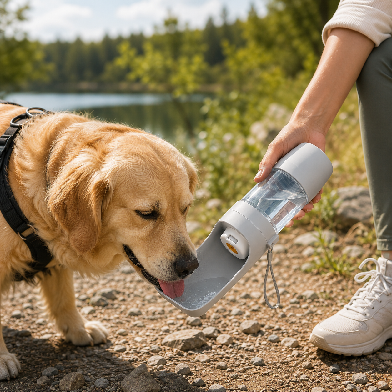 Portable Pet Water Bottle Leak Proof Travel Dispenser