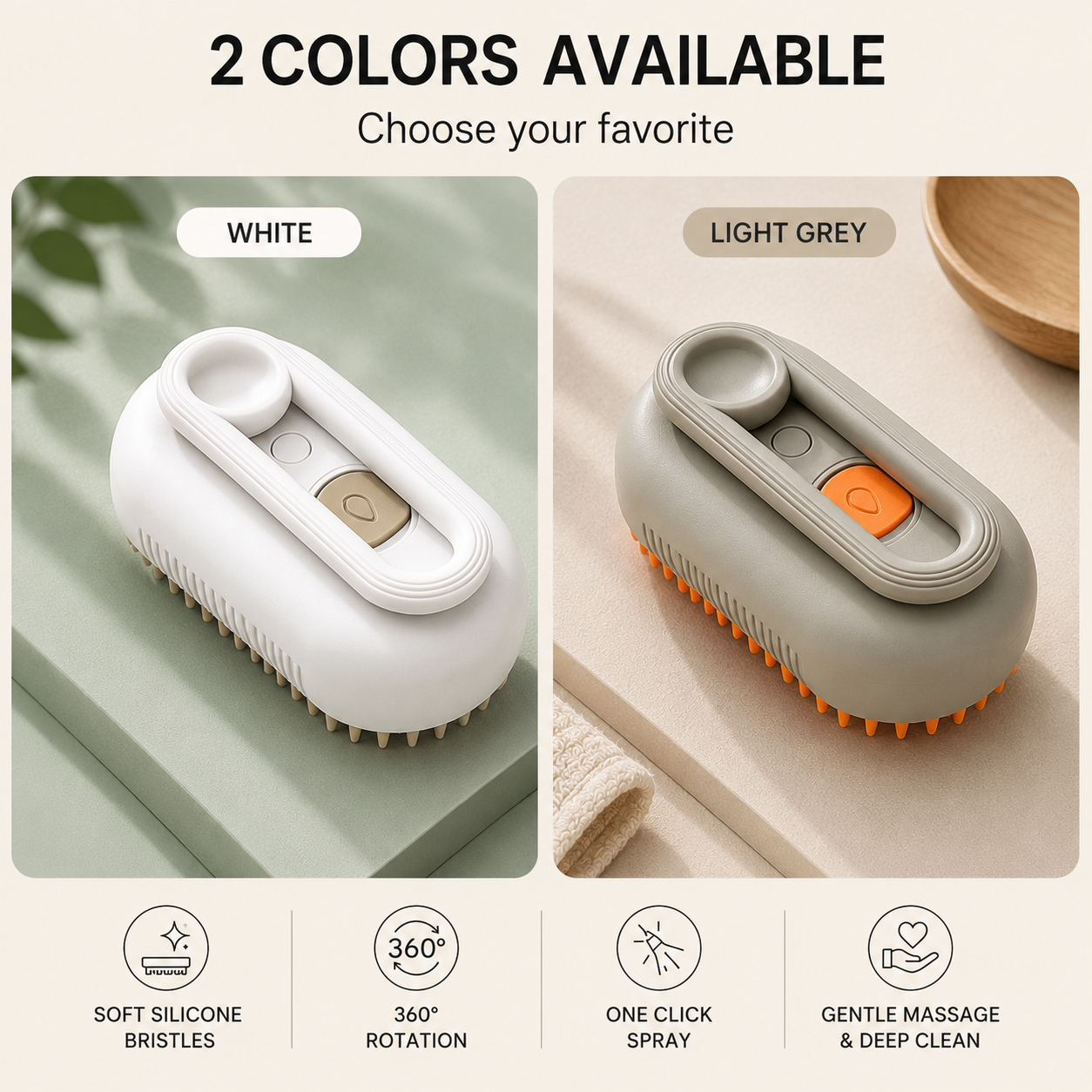 3-in-1 Electric Pet Grooming Brush
