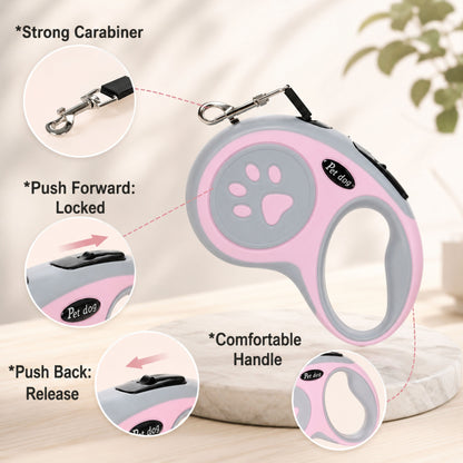 Retractable Dog Leash – 4 Colors