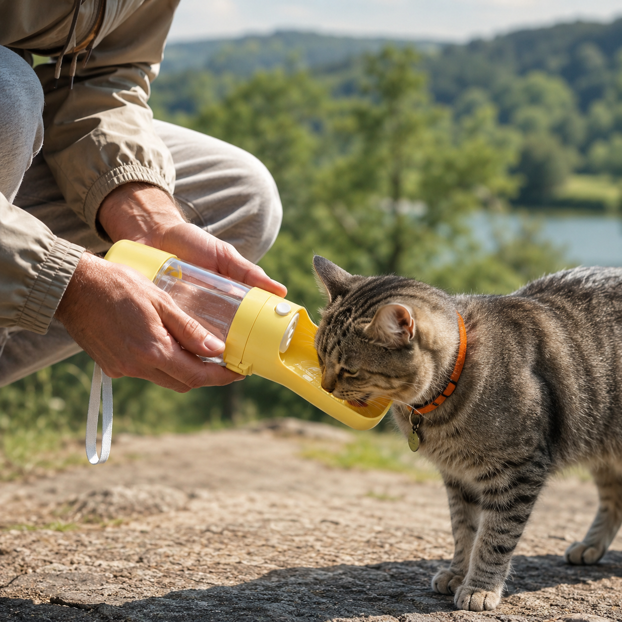 Portable Pet Water Bottle Leak Proof Travel Dispenser