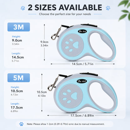 Retractable Dog Leash – 4 Colors